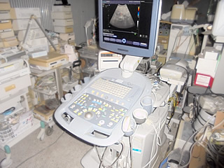 超音波診断装置（カラードプラ、液晶モニター）