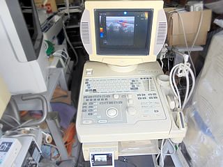 超音波診断装置（カラードプラ、プローブ２本）